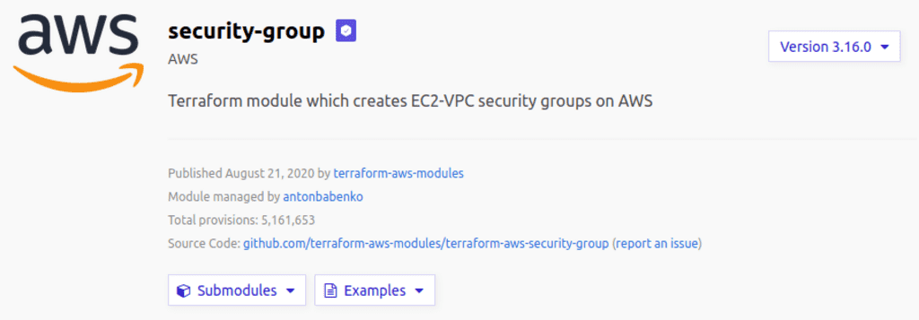  Terraform module which creates EC2-VPC security groups on AWS.